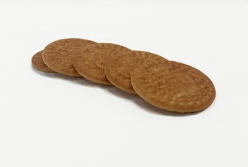 Tasty Biscuits Isolated On White Background