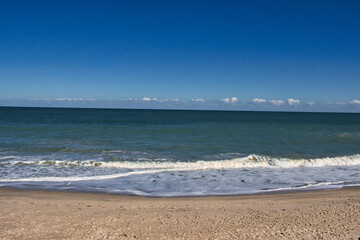 Fototapeta na wymiar Empty beaches at Wabaso Florida