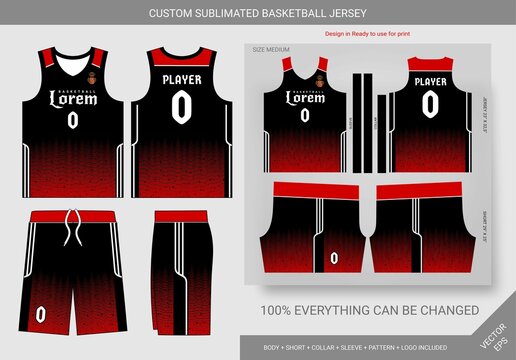 jersey sublimation template