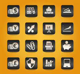 Business and Finance Web Icons