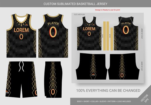 Basketball Jersey Collection Stock Illustrations – 1,284