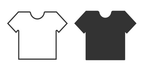 Tshirt icon.  Clothing desing symbol.  Logo apparell  vector.