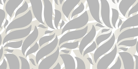Obraz na płótnie Canvas seamless pattern with leaves