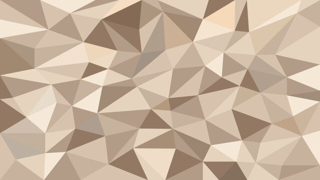 Random sand color theme style of abtract low polygon background