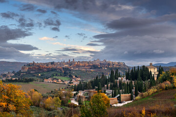Orvieto, Umbria, Italy Medieval Skyline