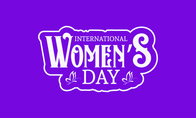 International women's day.