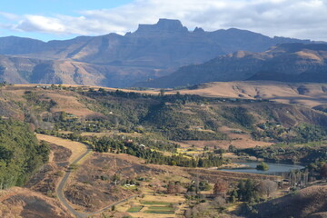 Fototapeta na wymiar Drakensberg in south africa