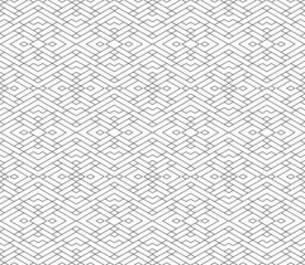 Seamless pattern with geometric shapes.