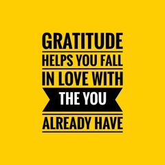 Gratitude Quote. Motivational and inspirational quote template. Positive words and Fresh quotes. Positive quotes about life. Sayings about future. Inspirational quotes.