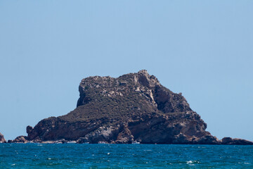 Fototapeta na wymiar medas islands in the mediterranean sea a sunny summer day with the blue sea