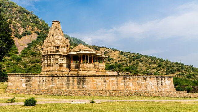 Ruins of Ancient Bhangarh Fort in Rajasthan, India