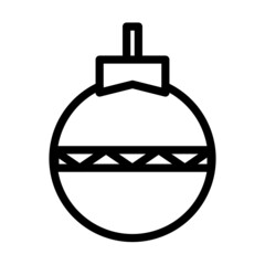 christmas ball icon