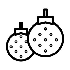 christmas ball icon