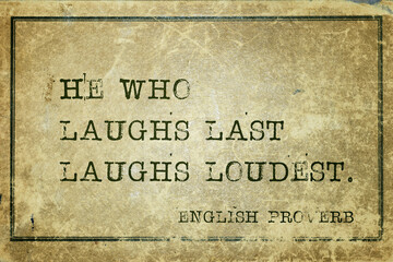 who laughs last EnP