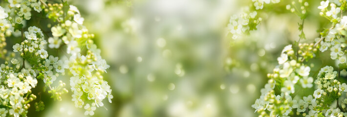 flowering tree branch in spring, beauty in nature, selective focus on white blossoms, beautiful floral sprngtime concept with copy space for greeting card