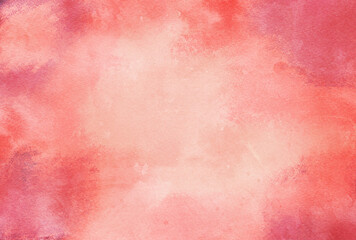 背景素材_水彩テクスチャ_赤