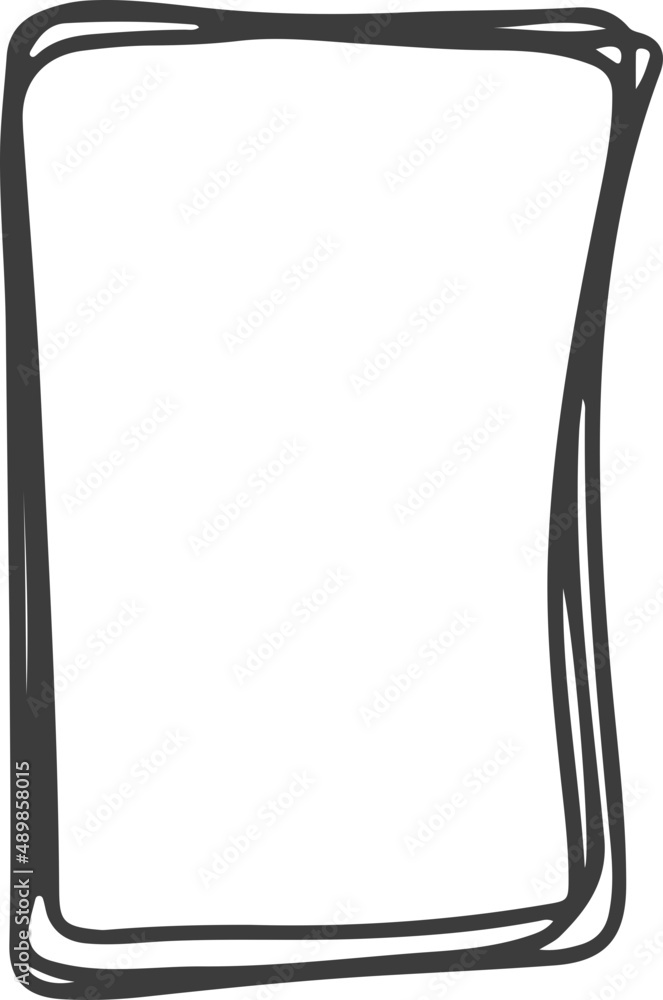 Poster doodle element . pencil curves. simple doodle line. doodle border. simple sketch.
