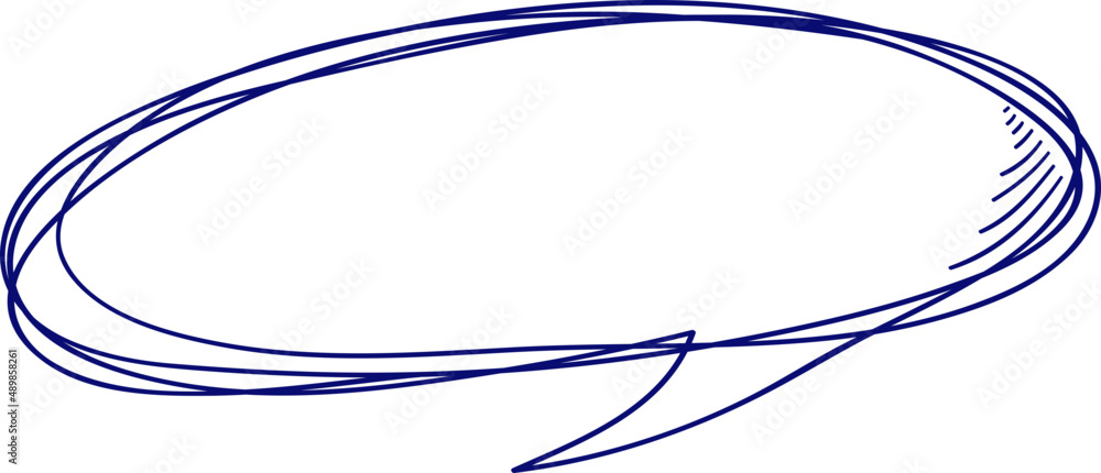 Poster message bubble doodle. simple sketch dialog or chat message. speech bubble notebook drawings.