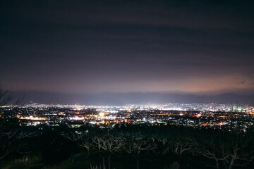 Fototapeta premium night city skyline