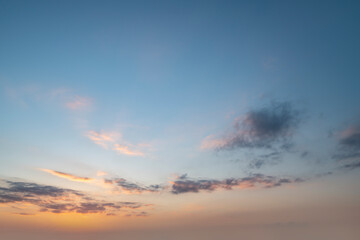 Fototapeta na wymiar Outdoor sky sunset clouds landscape