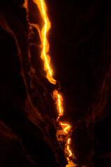 glowing cave