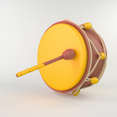 Cartoon Ramadan Drum