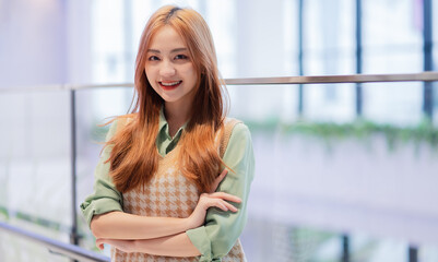 Portrait of young Asian businesswoman