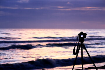 set of pictures of the beauty of nature in the morning