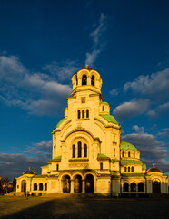 Fototapeta na wymiar Alexander Nevsky church in Sofia