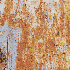 Metal rusted wall texture surface natural color use for background