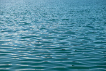 Blue water surface