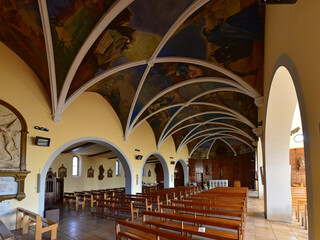 Frankreich - Vieux-Boucau-les-Bains - Kirche des heiligen Clemens - Innenansicht