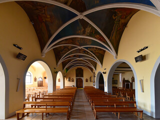 Frankreich - Vieux-Boucau-les-Bains - Kirche des heiligen Clemens - Innenansicht