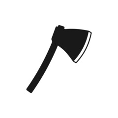 Wooden axe icon. Used for shop, labels, forestry, buildings, products, and more. Editable vector designs.
