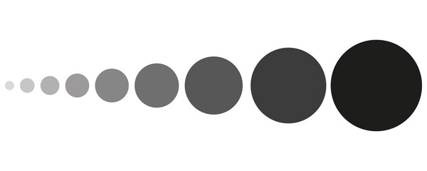 abstract dot circle icons, vector illustration white background, eps10