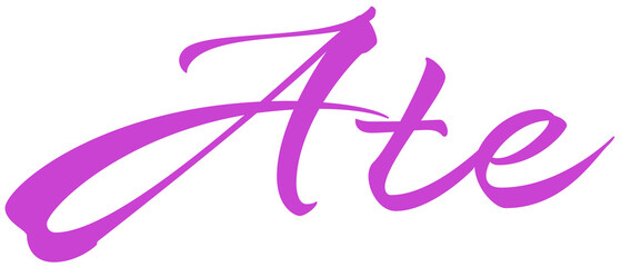 Fototapeta premium Ate