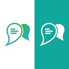 Speech bubble icon vector illustration