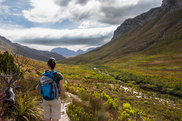Hiking in the beautifull land of Kogelberg Nature reserve in South Africa