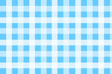 Blue and white plaid background.