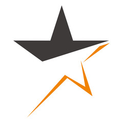Fototapeta premium Star icon Template vector illustration design on white background