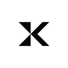 k latter vector logo abstrack