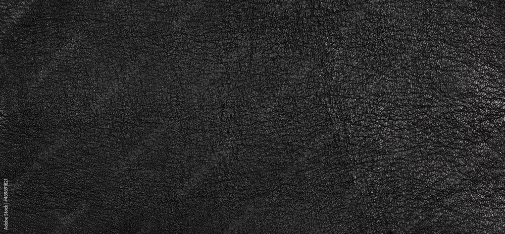 Sticker texture of black leather car upholstery