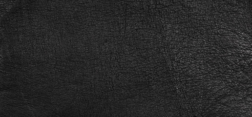 texture of black leather car upholstery