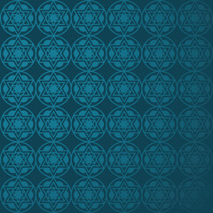 Obraz na płótnie Canvas blue mandalas pattern