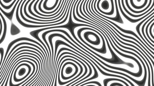 Black and white zebra pattern wave marbling texture effect background
