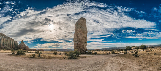 Chimney rock in Kodachrome State Park, Utah USA
