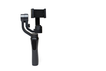 three axis stabilized motorized gimbal white background