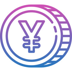 Fototapeta premium Yen icon