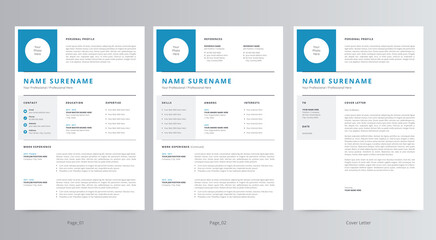 Clean and Modern Resume/CV and Cover Letter Template