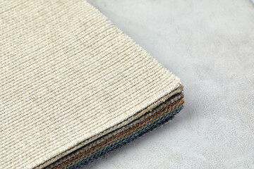 Fabric texture background wallpaper, beige natural shade